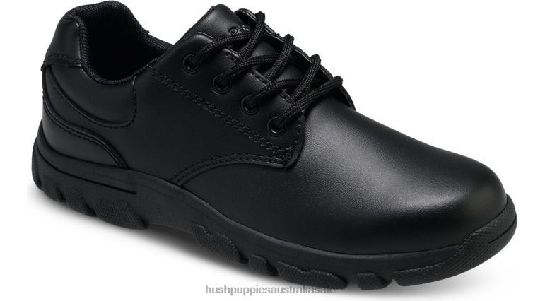 Black Big Kid's Chad Oxford Boy Hush Puppies Shoes F264D377