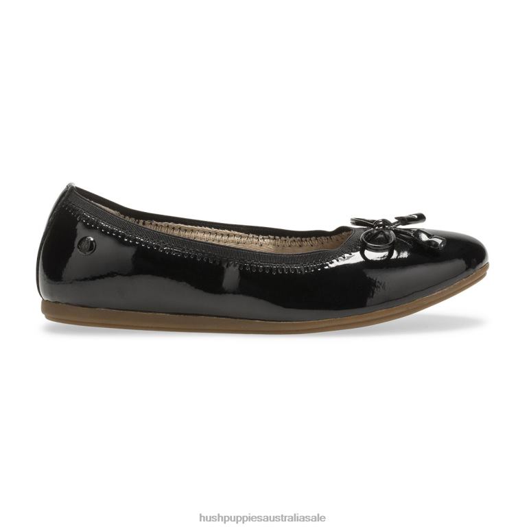 Black Big Kid's Josie Mary Jane Girl Hush Puppies Shoes F264D369