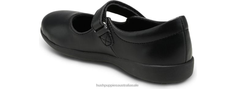 Black Leather Big Kid's Lexi Mary Jane Girl Hush Puppies Shoes F264D370