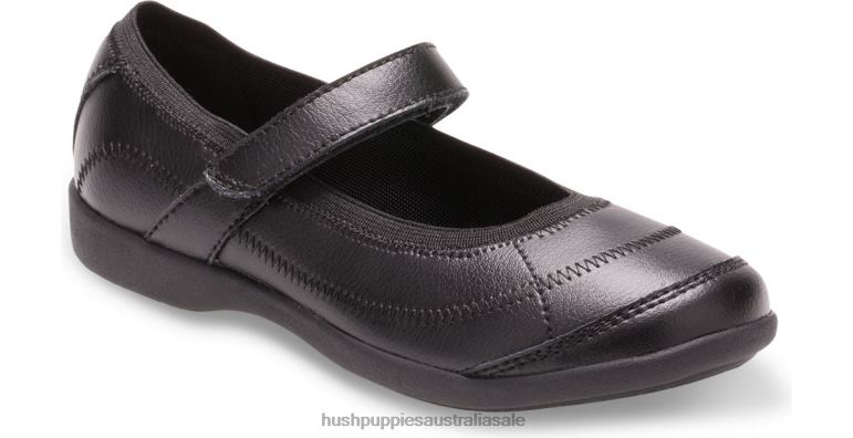 Black Little Kid's Reese Mary Jane Girl Hush Puppies Shoes F264D366