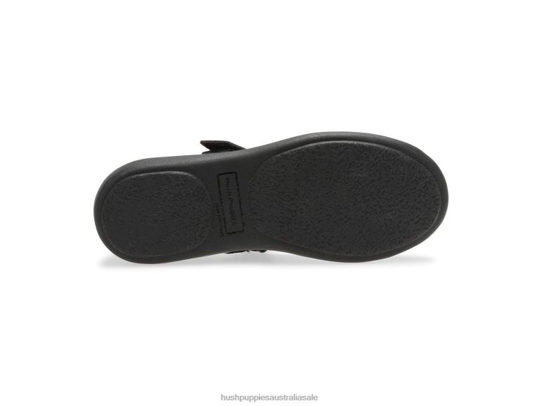 Black Patent Big Kid's Lexi Mary Jane Girl Hush Puppies Shoes F264D372
