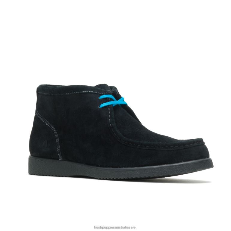 Black Suede Bridgeport 4 Men Hush Puppies Boot F264D279