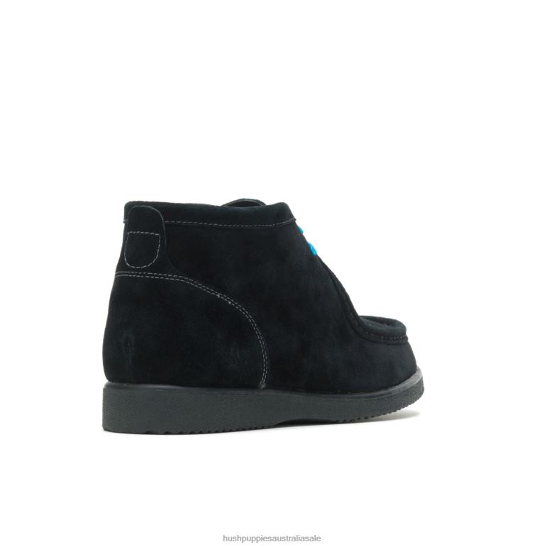 Black Suede Bridgeport 4 Men Hush Puppies Boot F264D279