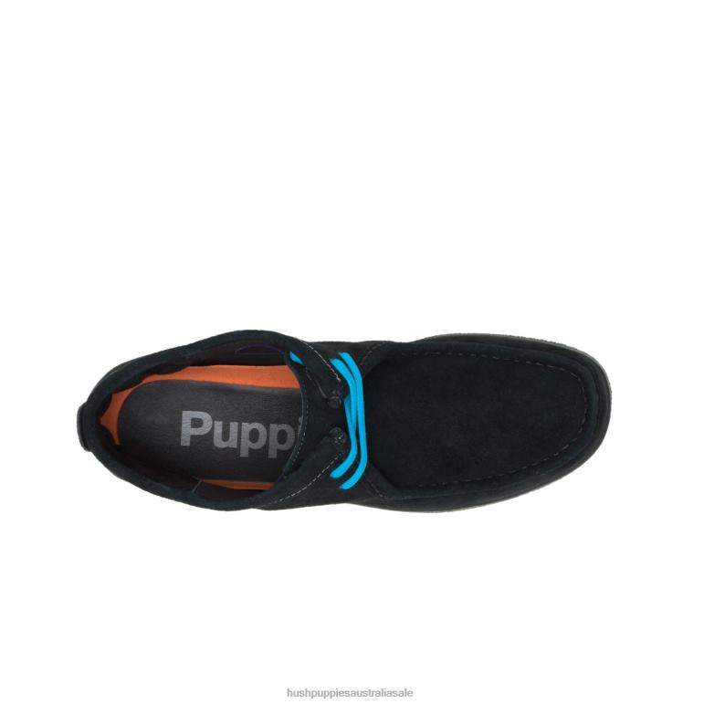 Black Suede Bridgeport 4 Men Hush Puppies Boot F264D279