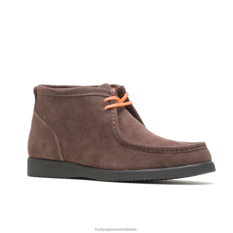 Dark Brown Suede Bridgeport 6 Men Hush Puppies Boot F264D281