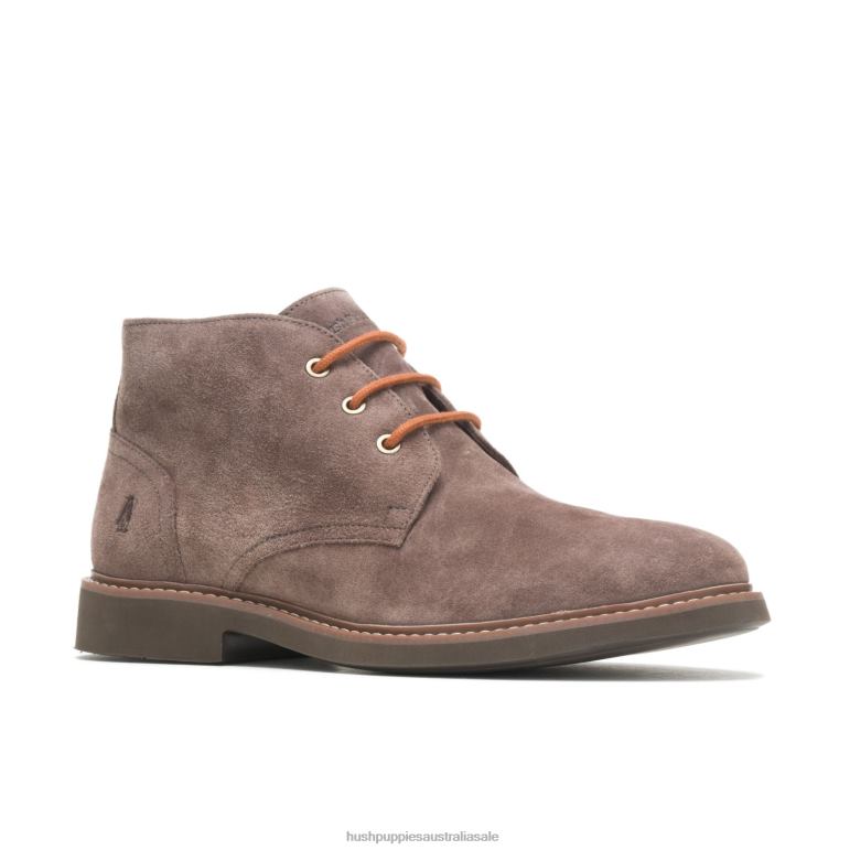 Dark Brown Suede Detroit Chukka Men Hush Puppies Boot F264D271