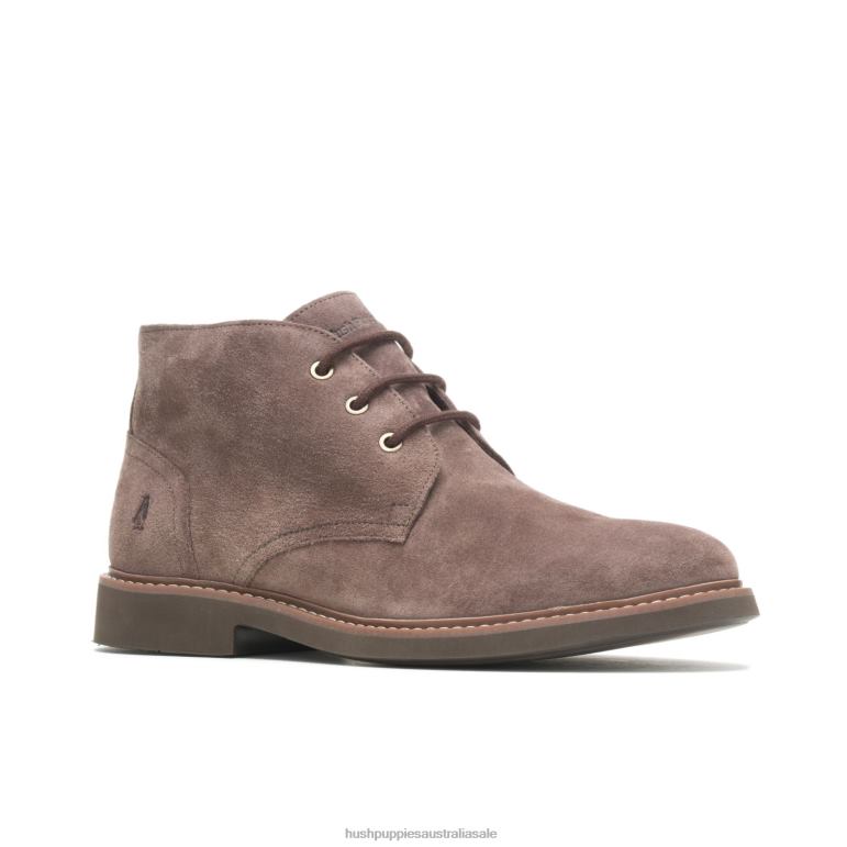 Dark Brown Suede Detroit Chukka Men Hush Puppies Boot F264D271