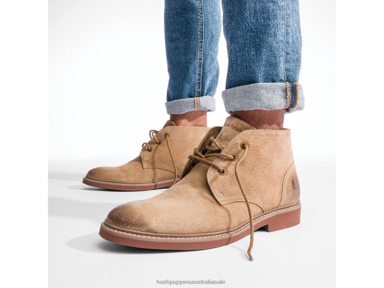 Dark Brown Suede Detroit Chukka Men Hush Puppies Boot F264D271