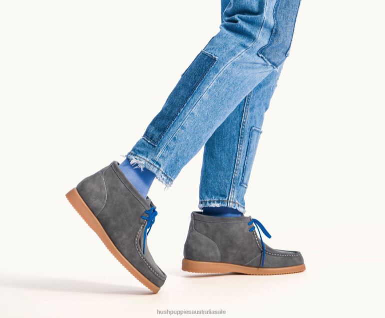 Dark Grey Suede Bridgeport 2 Men Hush Puppies Boot F264D277
