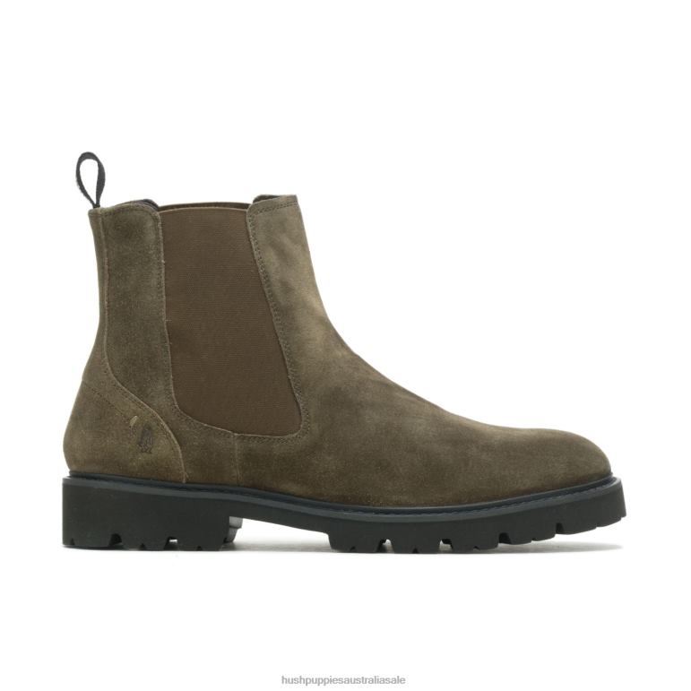Deep Olive Suede Jude Chelsea Boot Men Hush Puppies Boot F264D267