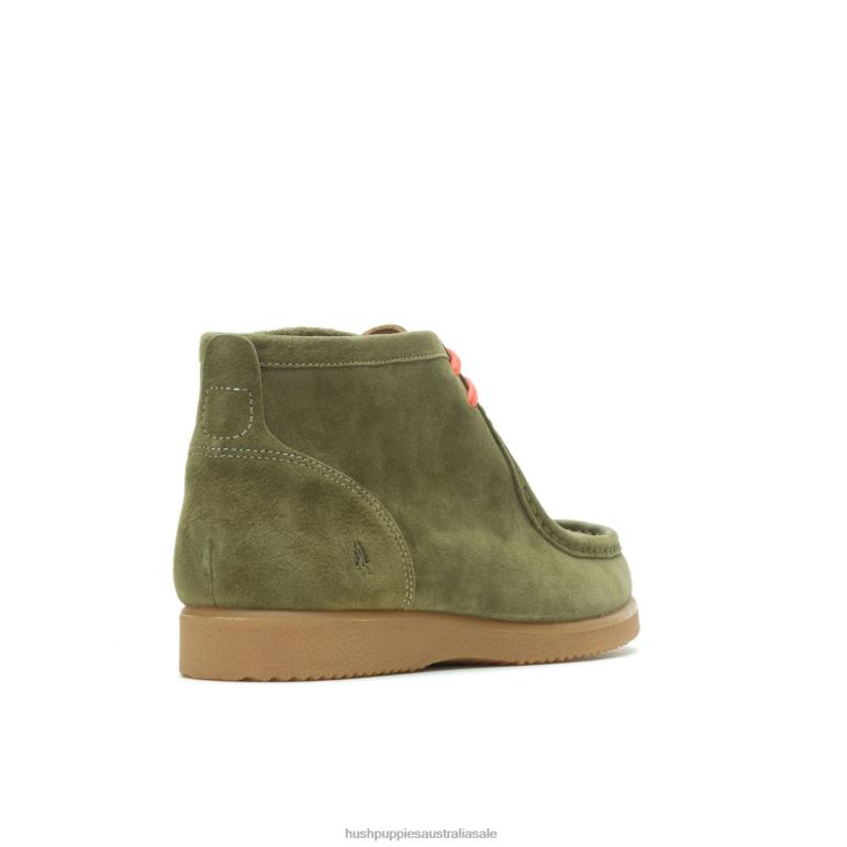 Olive Suede Bridgeport 5 Men Hush Puppies Boot F264D280