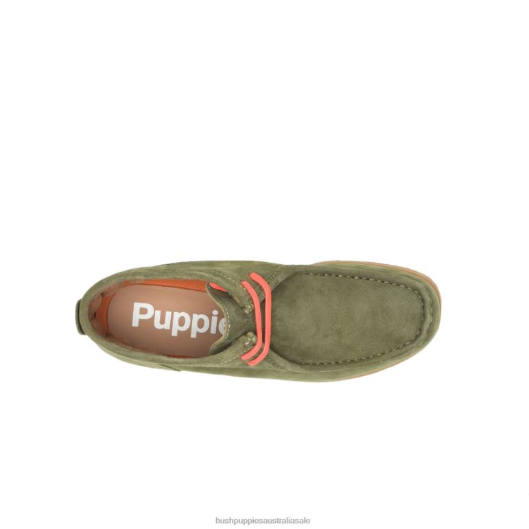 Olive Suede Bridgeport 5 Men Hush Puppies Boot F264D280