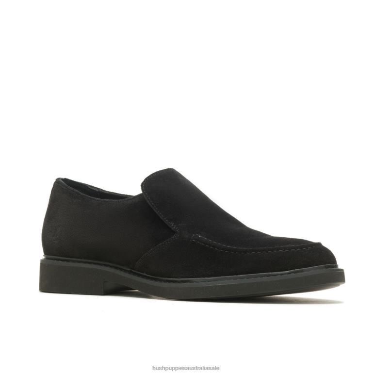Bold Black Suede Earl Loafer Men Hush Puppies Loafer F264D309
