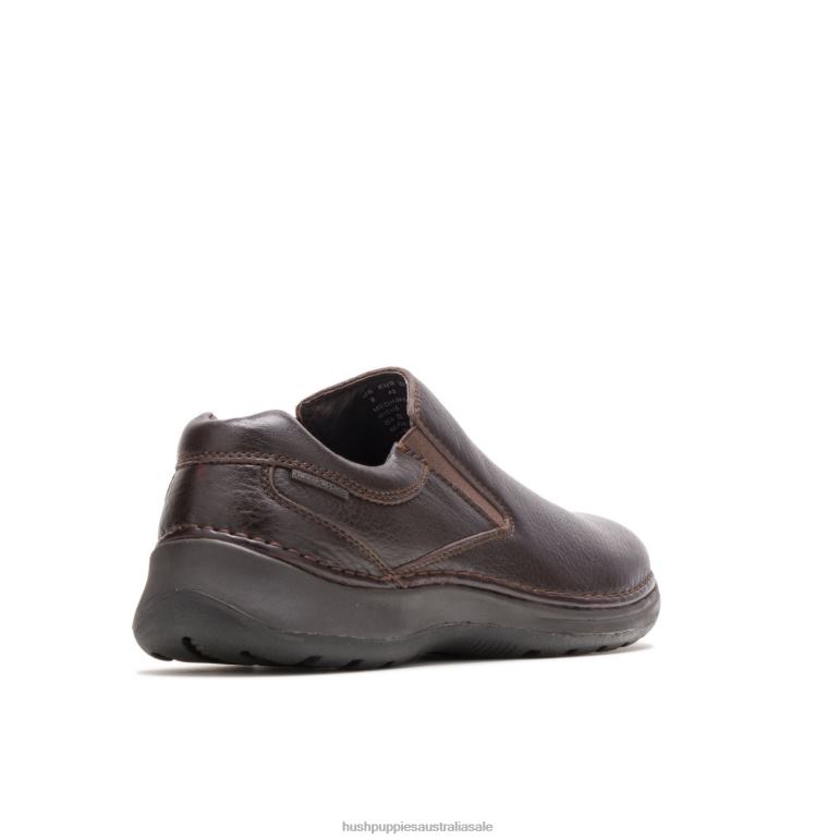Dark Brown Leather Lunar II Men Hush Puppies Loafer F264D349