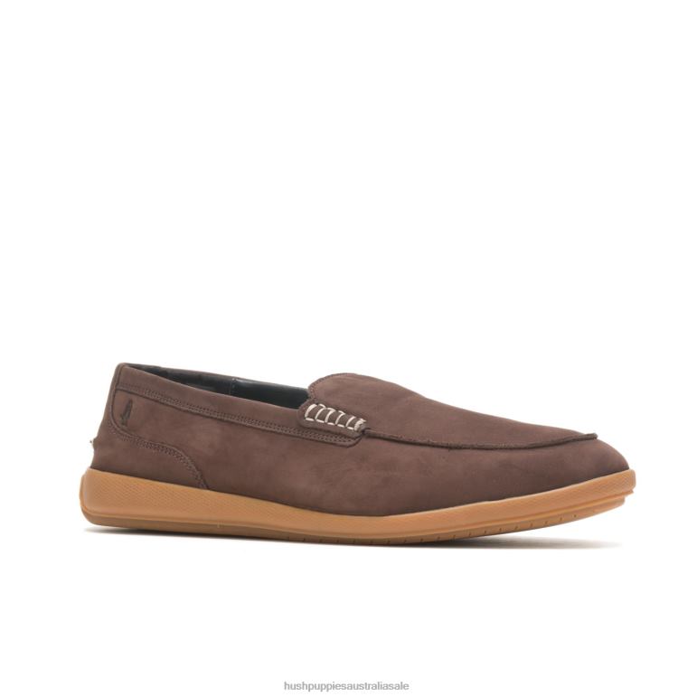 Dark Brown Nubuck Finley Loafer Men Hush Puppies Loafer F264D310