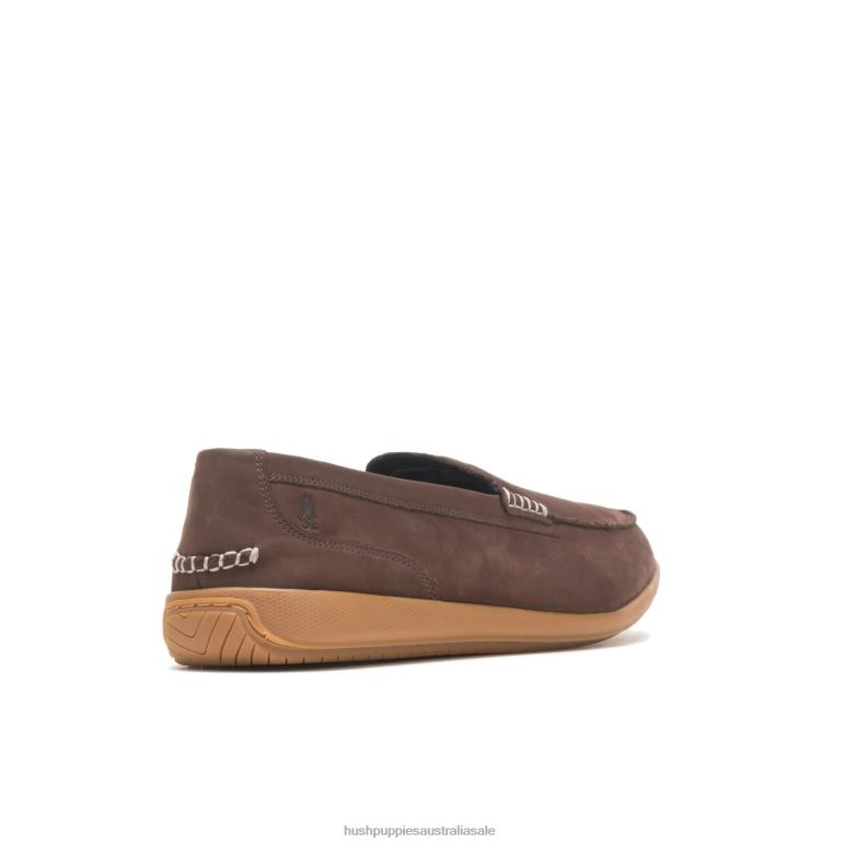 Dark Brown Nubuck Finley Loafer Men Hush Puppies Loafer F264D310