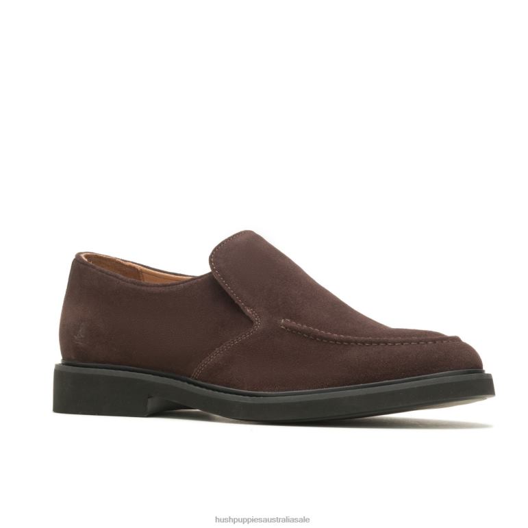 Dark Brown Suede Earl Loafer Men Hush Puppies Loafer F264D307