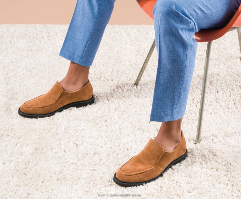 Dark Chestnut Suede Earl Loafer Men Hush Puppies Loafer F264D308