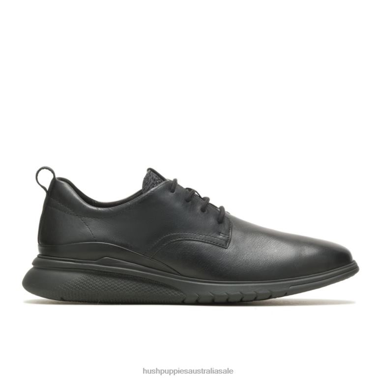 Bold Black Leather Advance Lace Up Oxford Men Hush Puppies Oxford F264D289