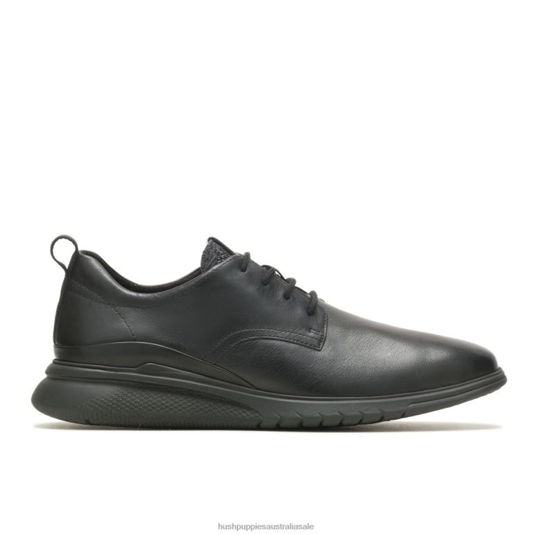 Bold Black Leather Advance Lace Up Oxford Men Hush Puppies Oxford F264D289