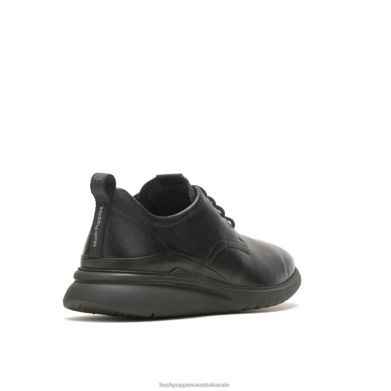 Bold Black Leather Advance Lace Up Oxford Men Hush Puppies Oxford F264D289