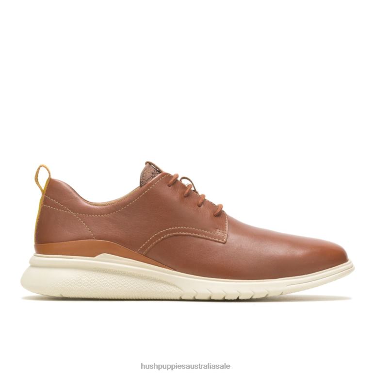 Cognac Leather Advance Lace Up Oxford Men Hush Puppies Oxford F264D288