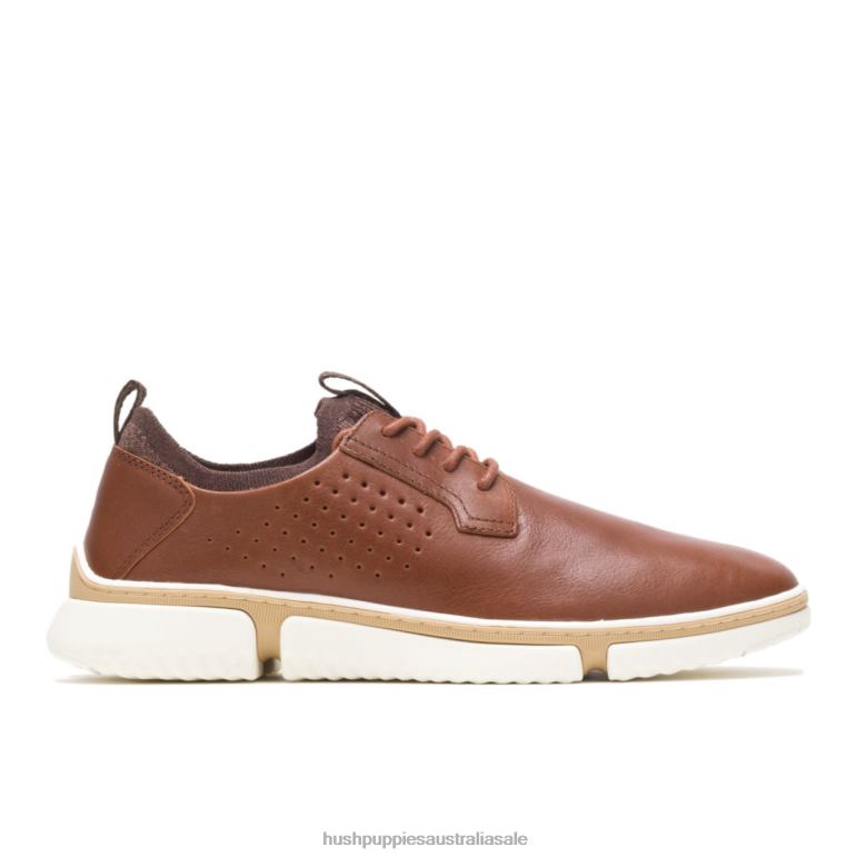 Cognac Leather Bennet Plain Toe Oxford Men Hush Puppies Oxford F264D283