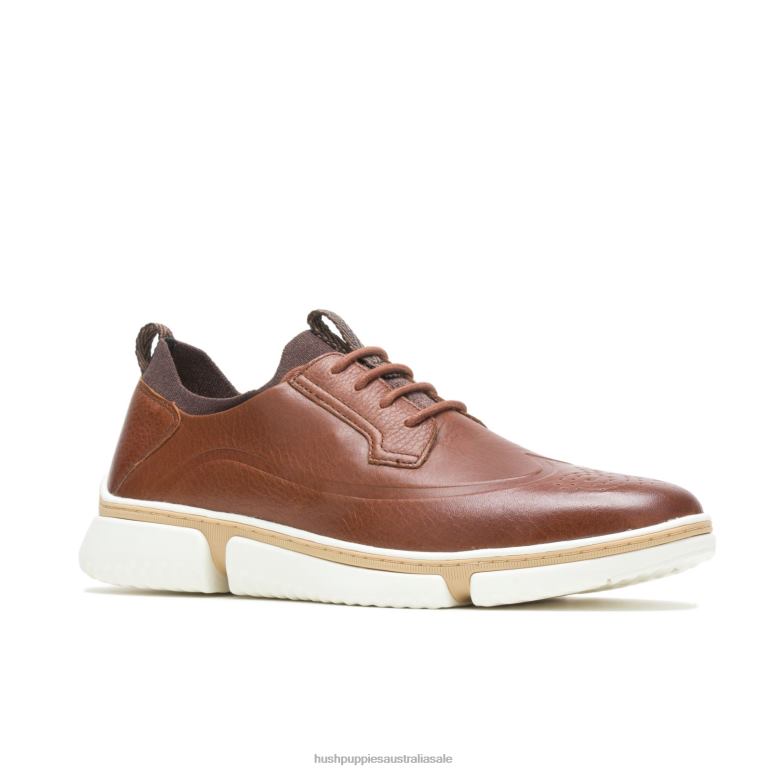 Cognac Leather Bennet Wingtip Oxford Men Hush Puppies Oxford F264D282