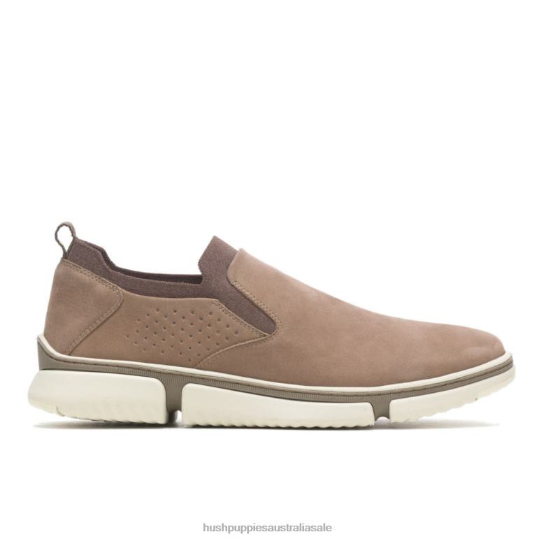 Fossil Nubuck Bennet Plain Toe Slip On Men Hush Puppies Oxford F264D301