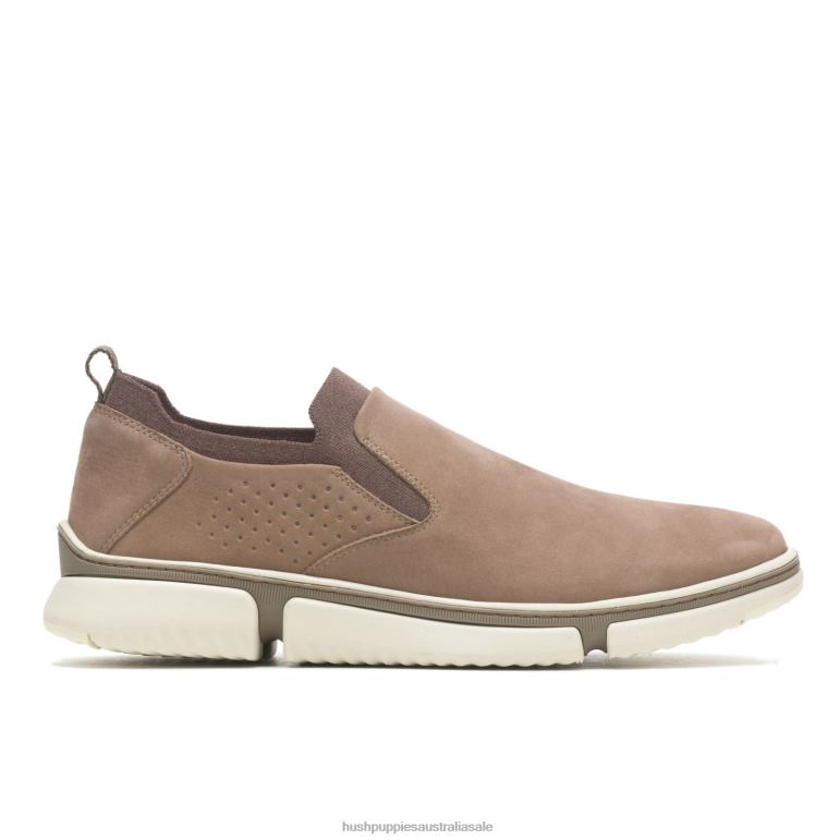 Fossil Nubuck Bennet Plain Toe Slip On Men Hush Puppies Oxford F264D301