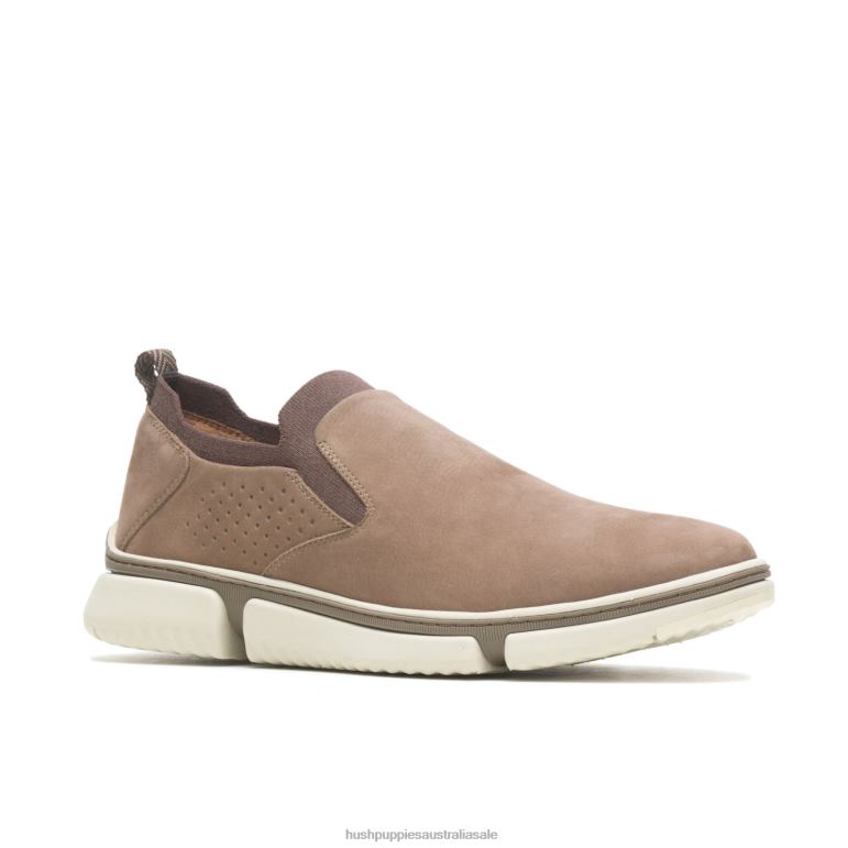 Fossil Nubuck Bennet Plain Toe Slip On Men Hush Puppies Oxford F264D301