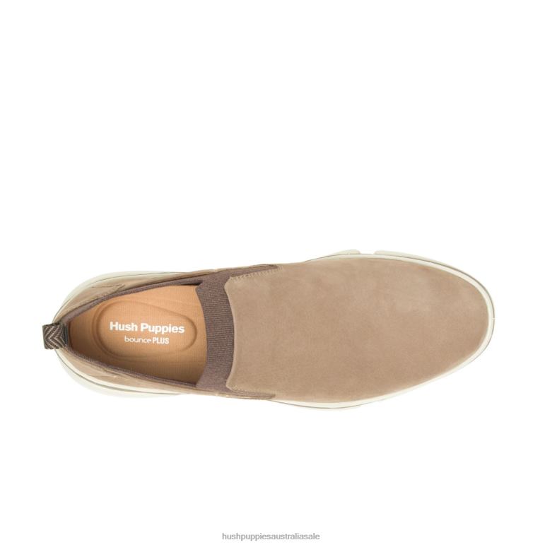 Fossil Nubuck Bennet Plain Toe Slip On Men Hush Puppies Oxford F264D301