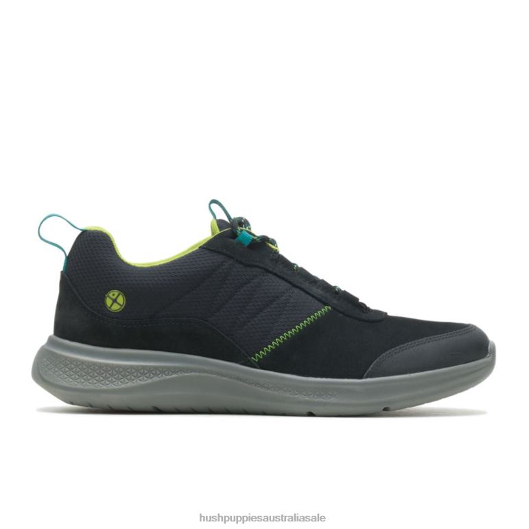 Bold Black Nubuck Elevate Hiker Sneaker Men Hush Puppies Sneaker F264D323
