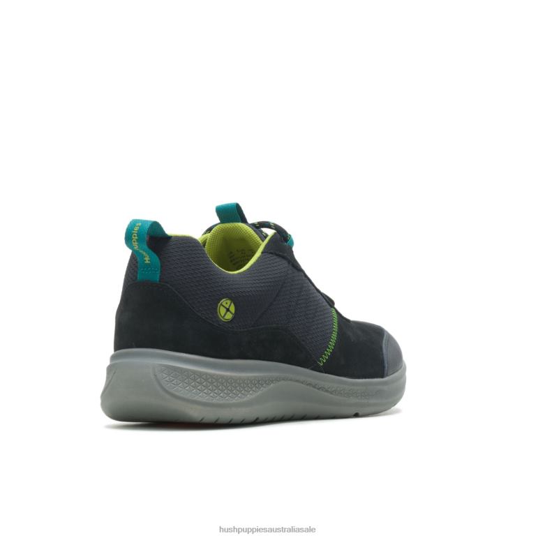 Bold Black Nubuck Elevate Hiker Sneaker Men Hush Puppies Sneaker F264D323