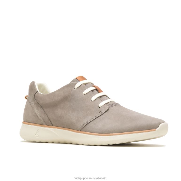 Light Grey Nubuck The Good Lace Up Sneaker Men Hush Puppies Sneaker F264D322