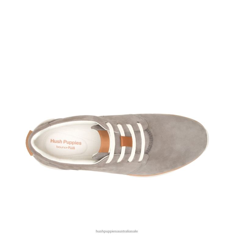 Light Grey Nubuck The Good Lace Up Sneaker Men Hush Puppies Sneaker F264D322