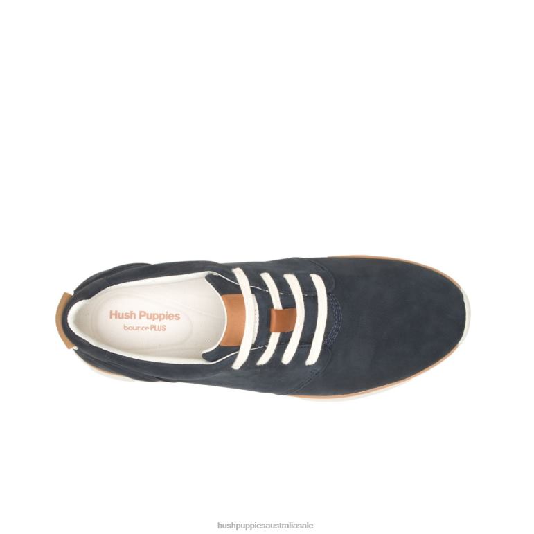 Navy Blue Nubuck The Good Lace Up Sneaker Men Hush Puppies Sneaker F264D339