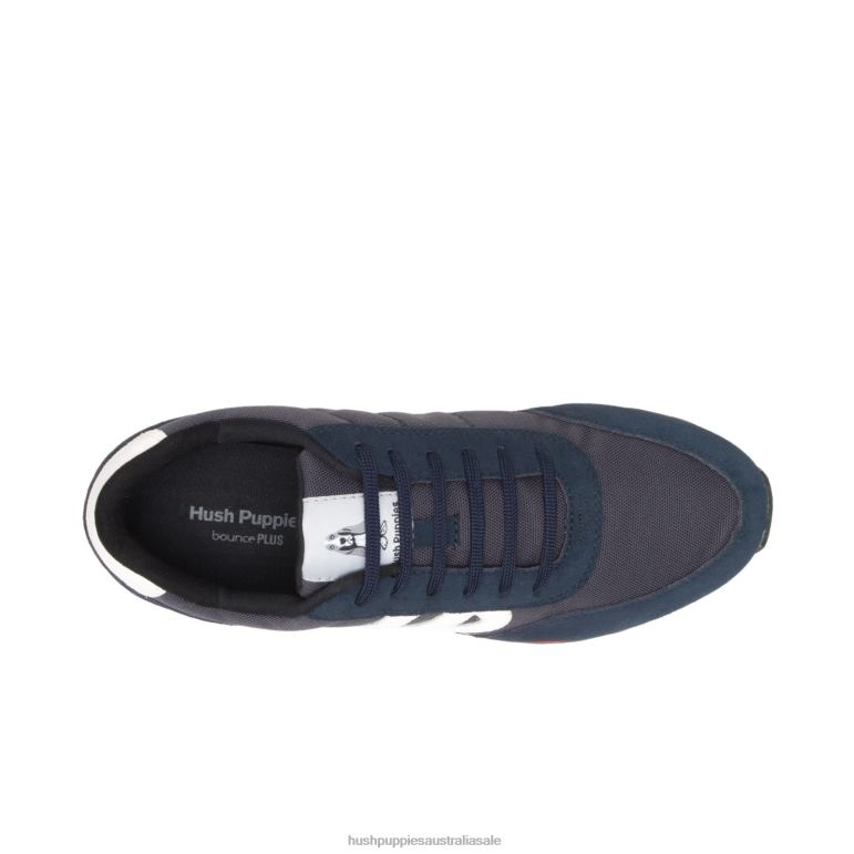 Navy Suede/White Seventy8 Sneaker Men Hush Puppies Sneaker F264D330