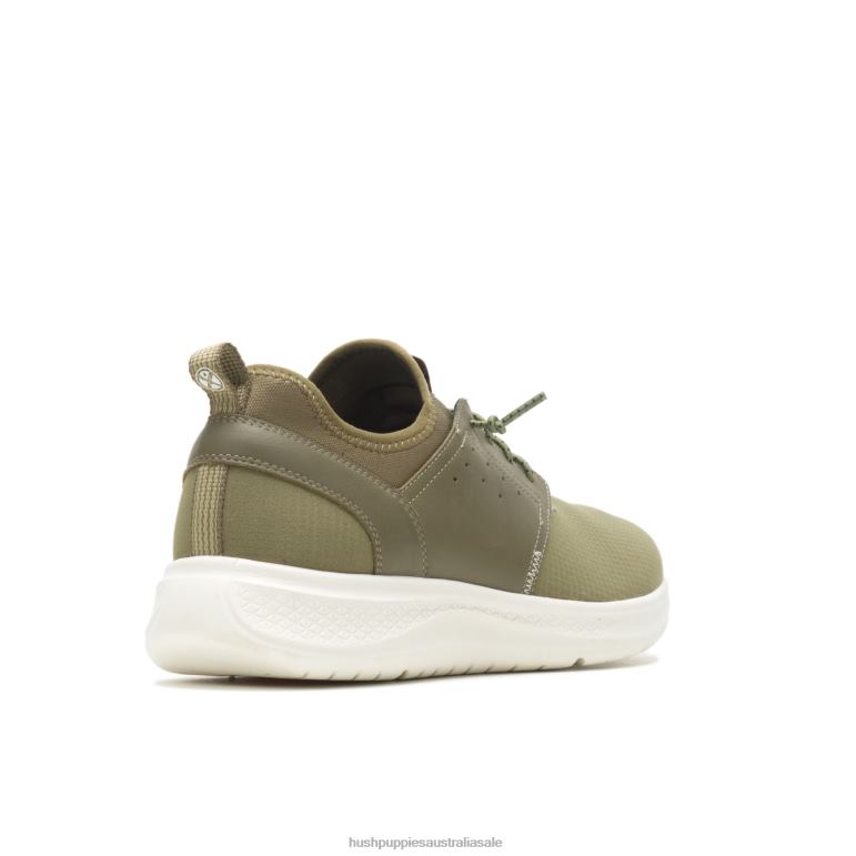 Olive Green Elevate Bungee Sneaker Men Hush Puppies Sneaker F264D336