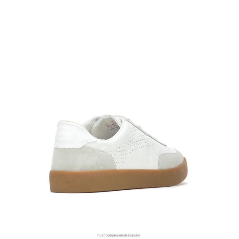 White Grey Suede Charlie Court Sneaker Men Hush Puppies Sneaker F264D329