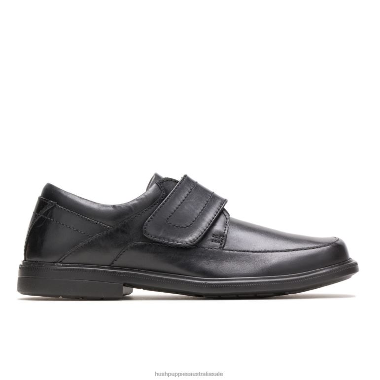 Black Leather Peri Hopper Men Hush Puppies Walking Shoes F264D362