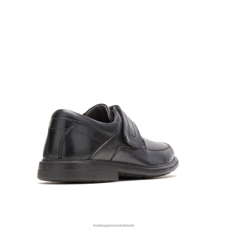 Black Leather Peri Hopper Men Hush Puppies Walking Shoes F264D362