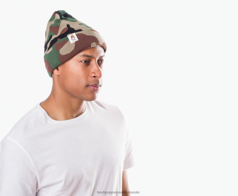Camo Print Knit Beanie Women Hush Puppies Beanie F264D254