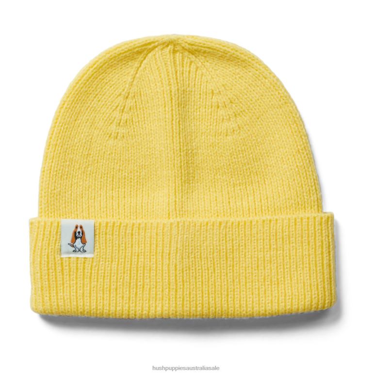 Sunshine Yellow Knit Beanie Women Hush Puppies Beanie F264D260