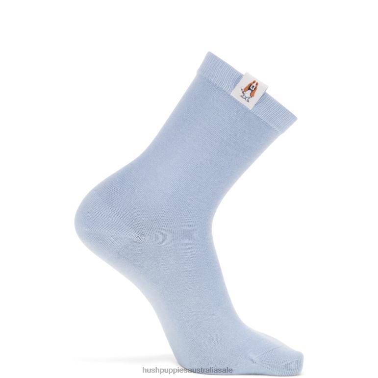Steel Blue Unisex Core Crew Sock Women Hush Puppies Socks F264D261