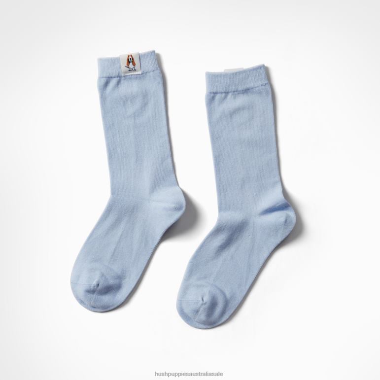 Steel Blue Unisex Core Crew Sock Women Hush Puppies Socks F264D261