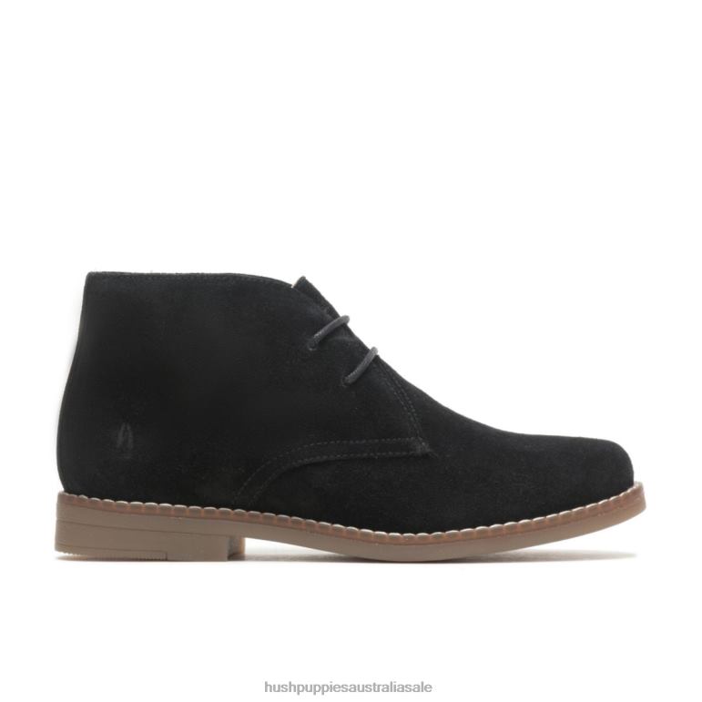 Bold Black Suede Mazin Cayto Chukka Women Hush Puppies Boot F264D151