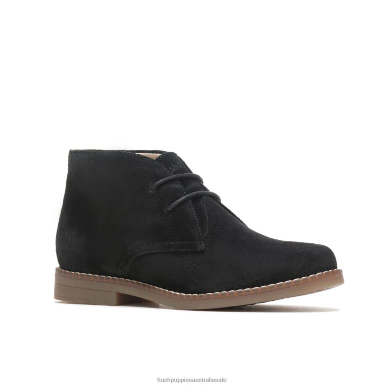 Bold Black Suede Mazin Cayto Chukka Women Hush Puppies Boot F264D151