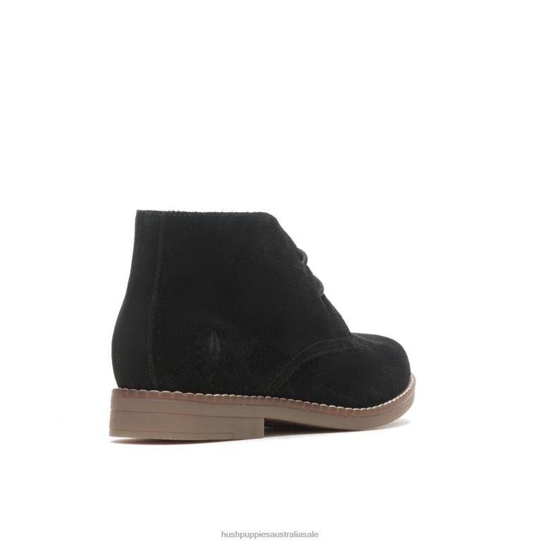 Bold Black Suede Mazin Cayto Chukka Women Hush Puppies Boot F264D151