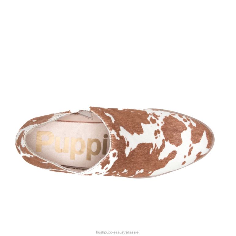 Cow Print Leather Sienna Shootie Women Hush Puppies Boot F264D186